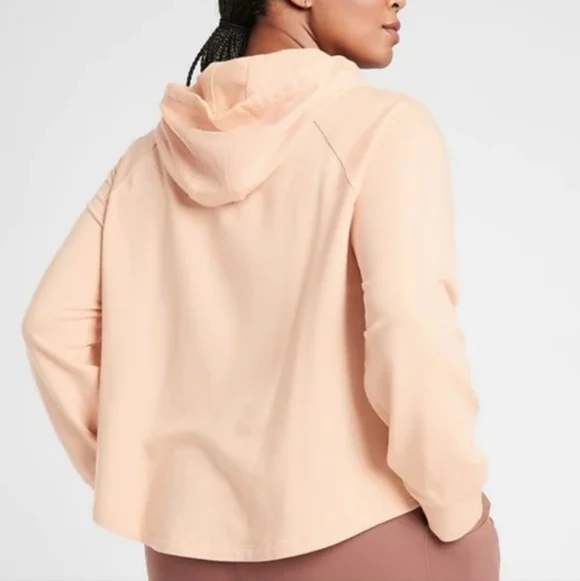 Athleta Buttery Beige Boardwalk High Hip Hoodie Size 3X - Picture 2 of 8